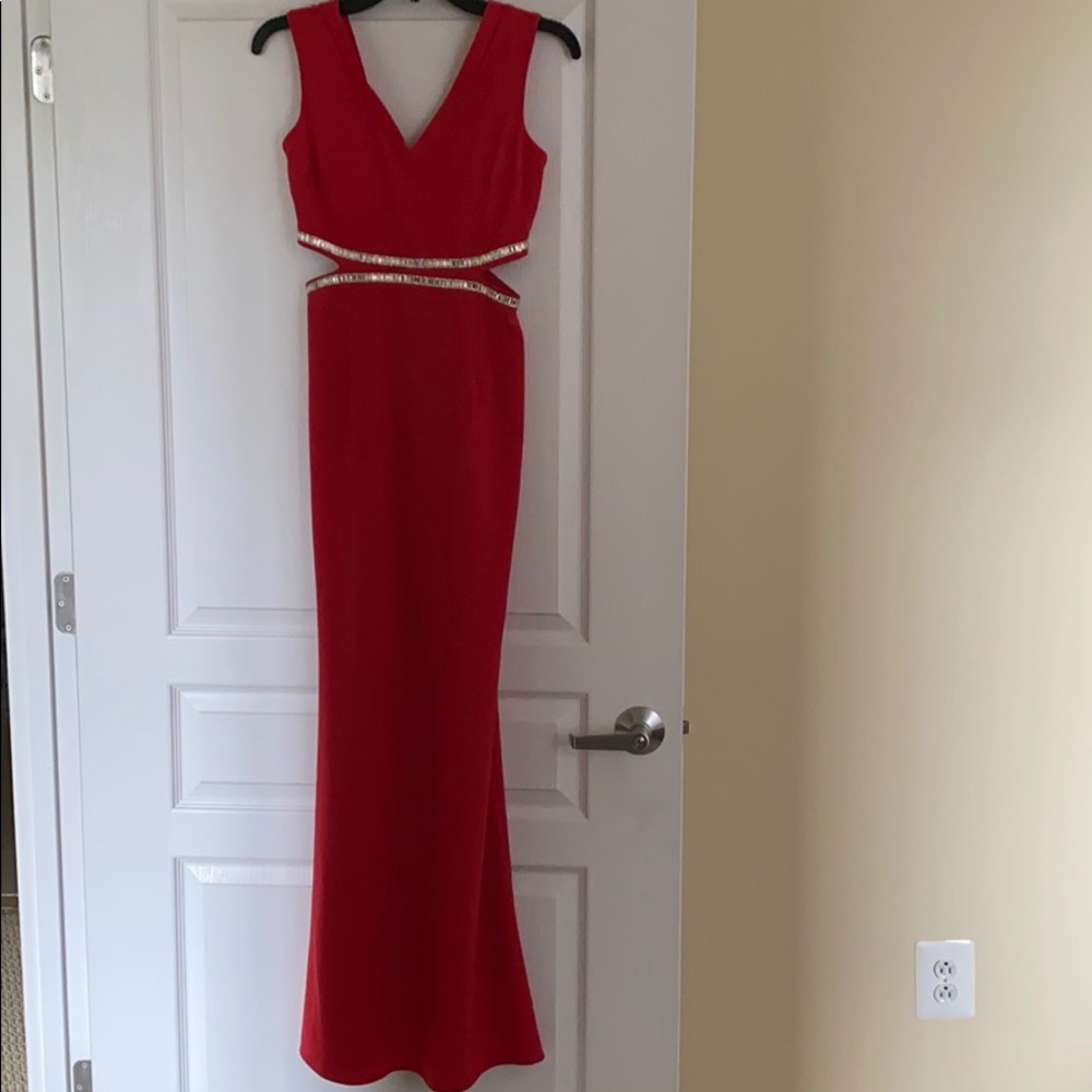 Flawless red ball gown